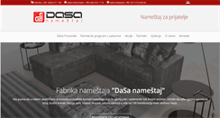 Desktop Screenshot of dasa-namestaj.com